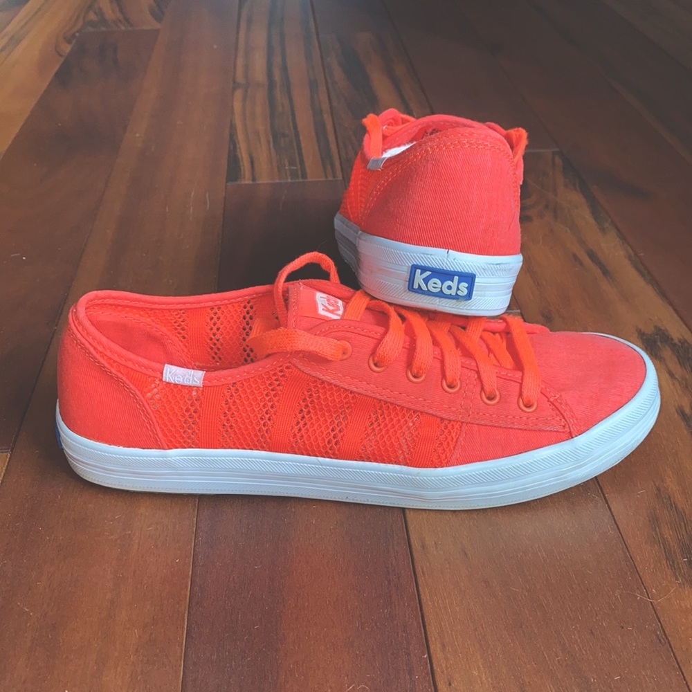 Keds Neon Orange/Peach Sneakers